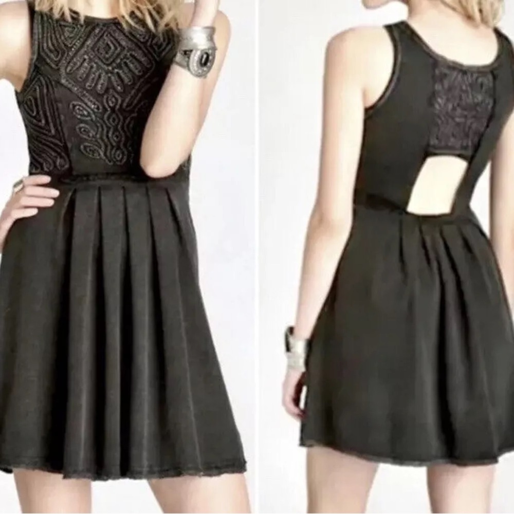 Beautifully beaded Free People Dress
